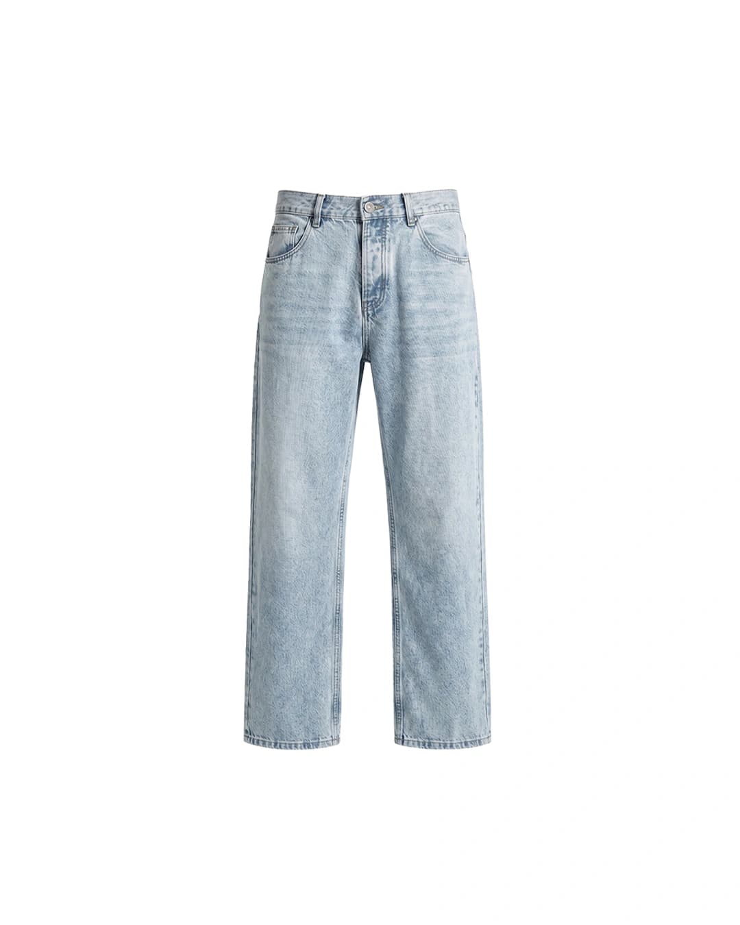Neboer Premium Denim SkyBlue Jeans for Men | Classic Straight Fit Cotton Denim Pants