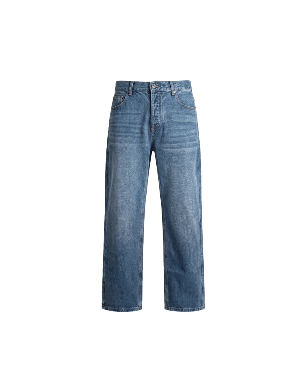 Neboer Premium Denim Blue Jeans for Men | Classic Straight Fit Cotton Denim Pants